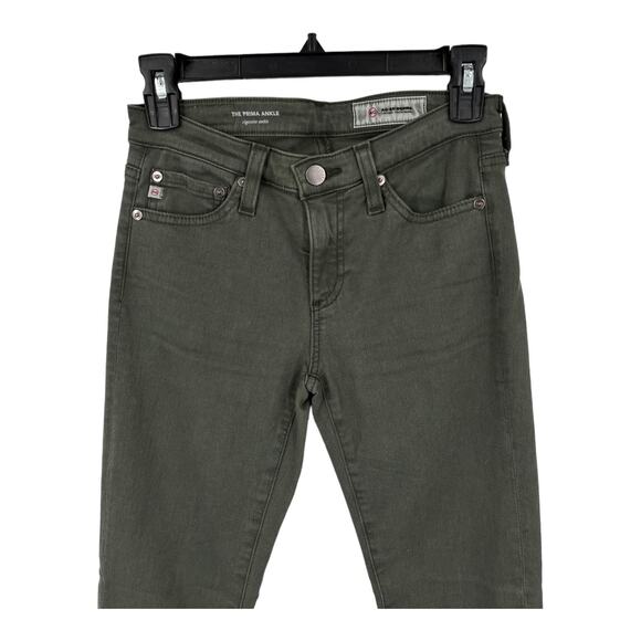 Adriano Goldschmied Jeans The Prima ankle olive size 24 - Picture 2 of 7